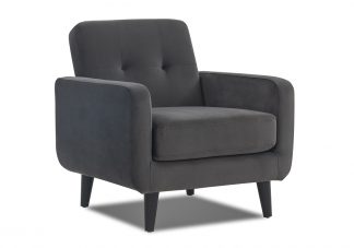Oslo Chair - Graphite Velvet