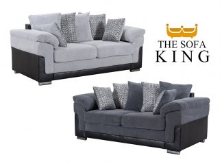 Ameba Sofa Bed in 2 choices of Fabric Grey
