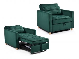 Sleeper Chair - Dark Green