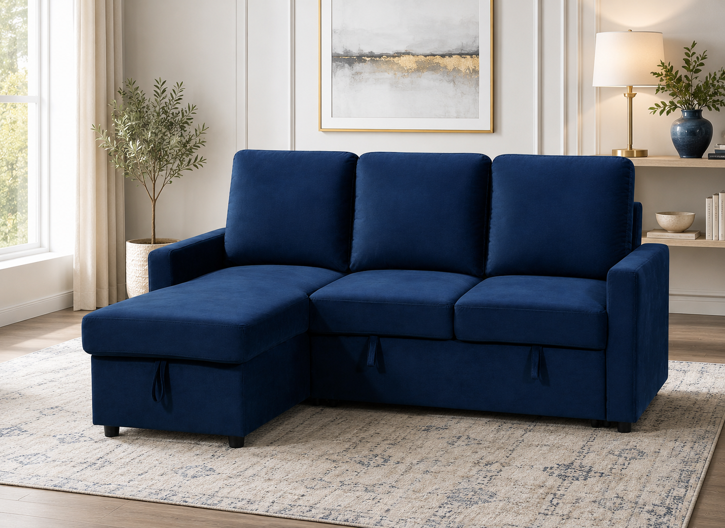 Kuta Sofa Bed - Navy Blue
