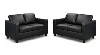 Matthew - Black PU 2+2