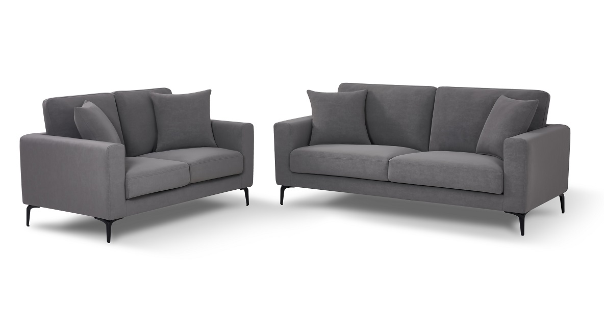 Nova - Faux Suede Grey