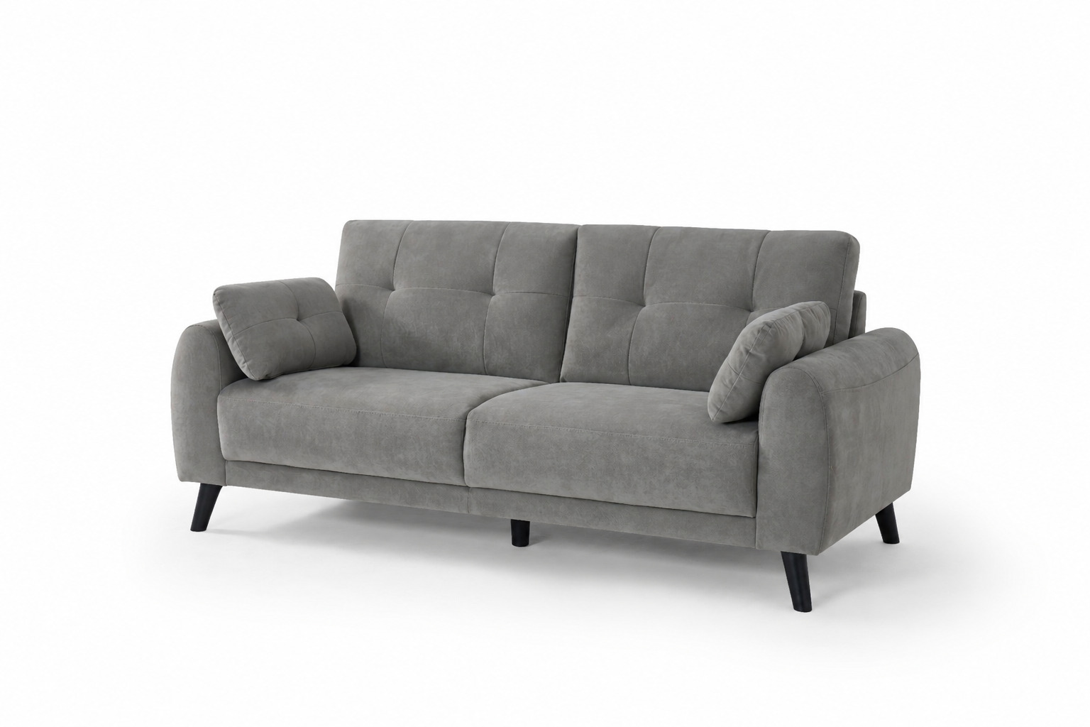 Roma - Faux Suede Grey - Image 2