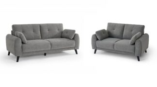 Roma - Faux Suede Grey